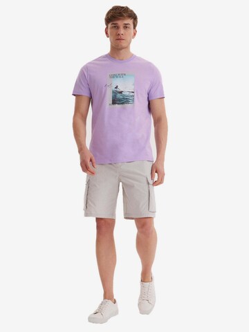 WESTMARK LONDON T-Shirt 'Collage Wave ' in Lila