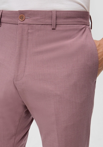 Coupe slim Pantalon chino s.Oliver BLACK LABEL en violet