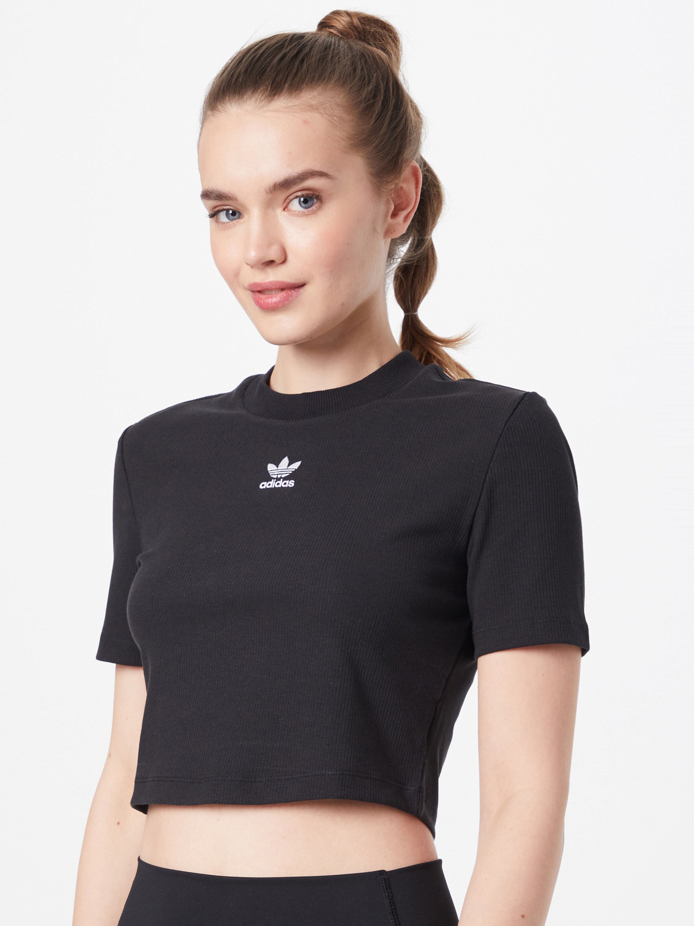 Frauen Shirts & Tops ADIDAS ORIGINALS T-Shirt in Schwarz - CG18987