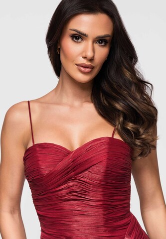 Ombre Abendkleid in Rot