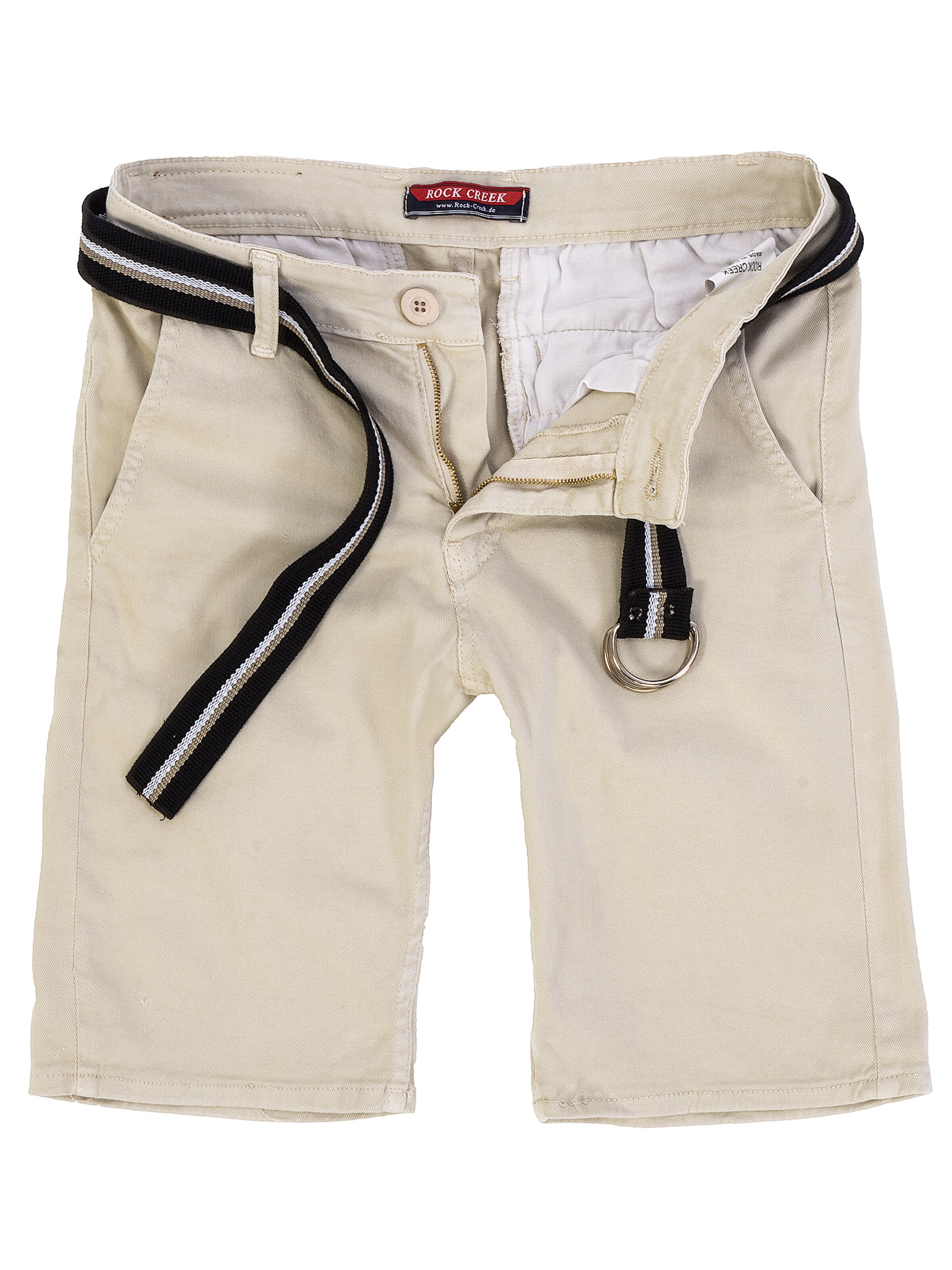 Rock Creek Shorts in Beige: Vorderseite