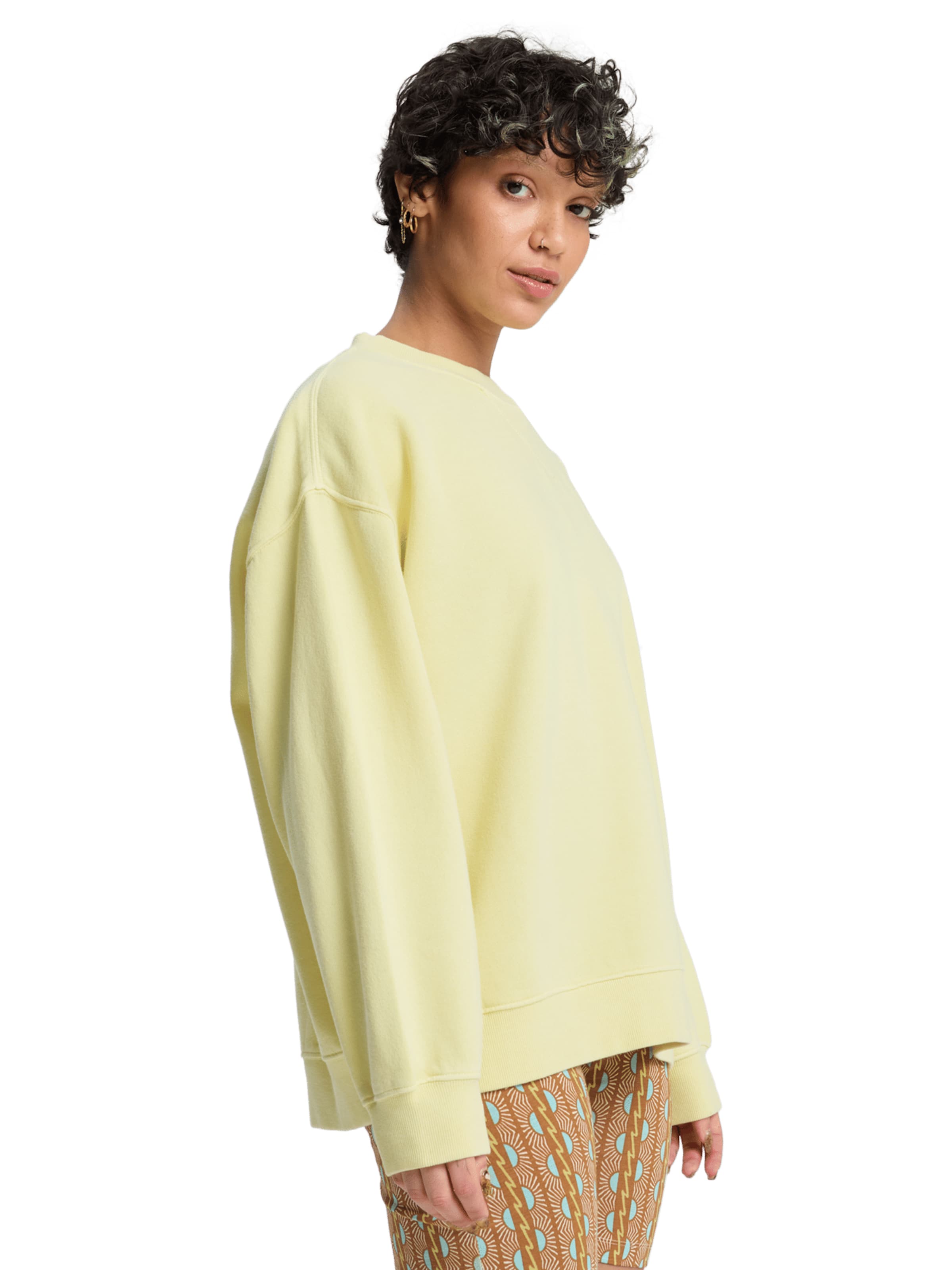 QUIKSILVER Sweatshirt in Yellow