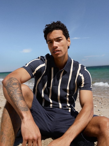 BLEND Обычный Брюки со складками 'BHMorgan' в Синий