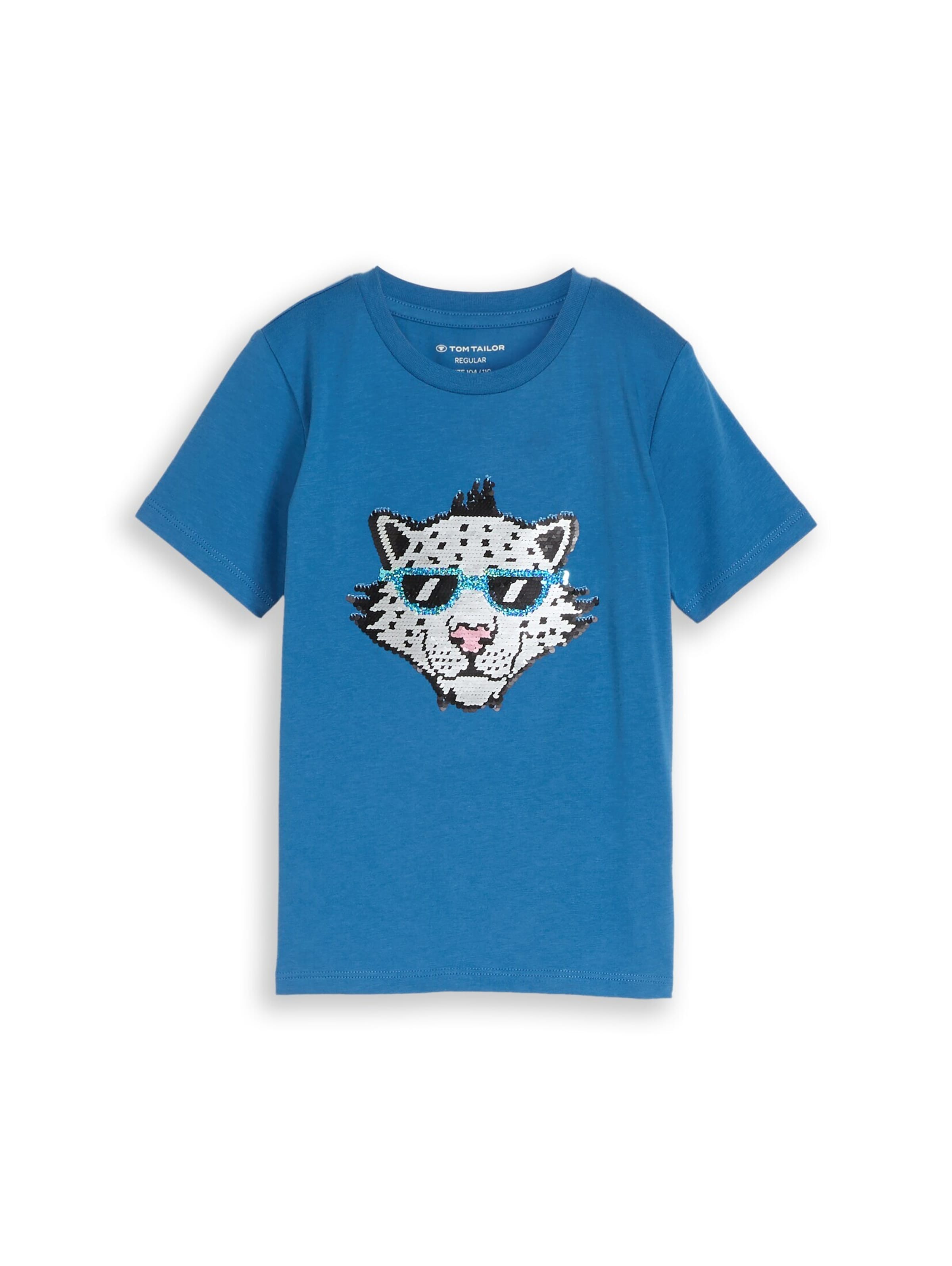 TOM TAILOR Shirt in Blue: front