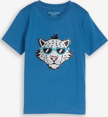 TOM TAILOR Shirt in Blue: front