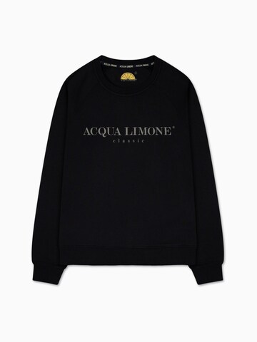 Acqua Limone Sweatshirt 'College Classic' i svart: framsida