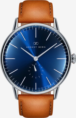 August Berg Analoog horloge 'Serenity' in Bruin: voorkant