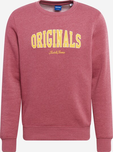 JACK & JONES Sweat-shirt 'Rhart' en jaune / rose, Vue avec produit