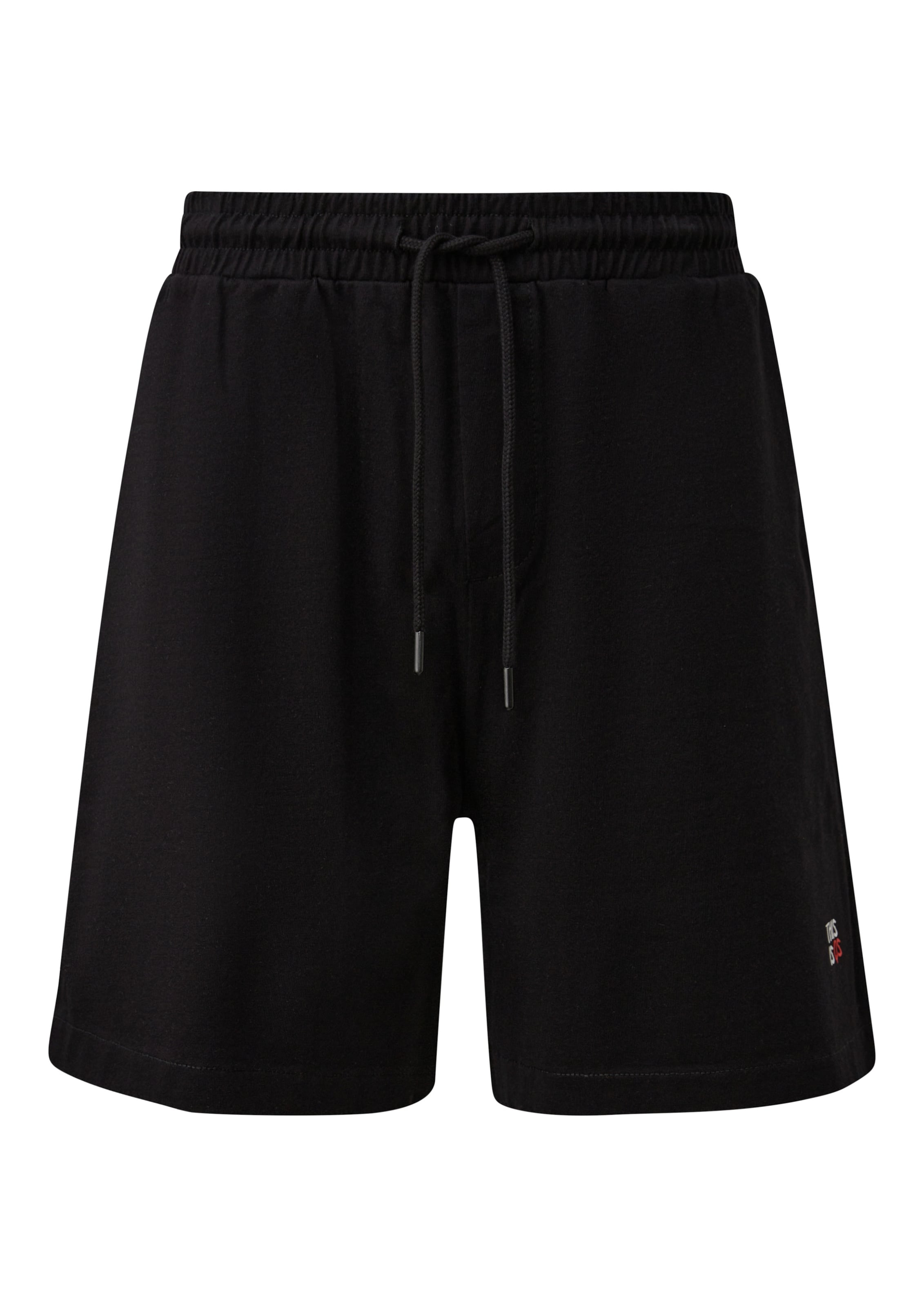 QS Regular Shorts in Schwarz: Vorderseite