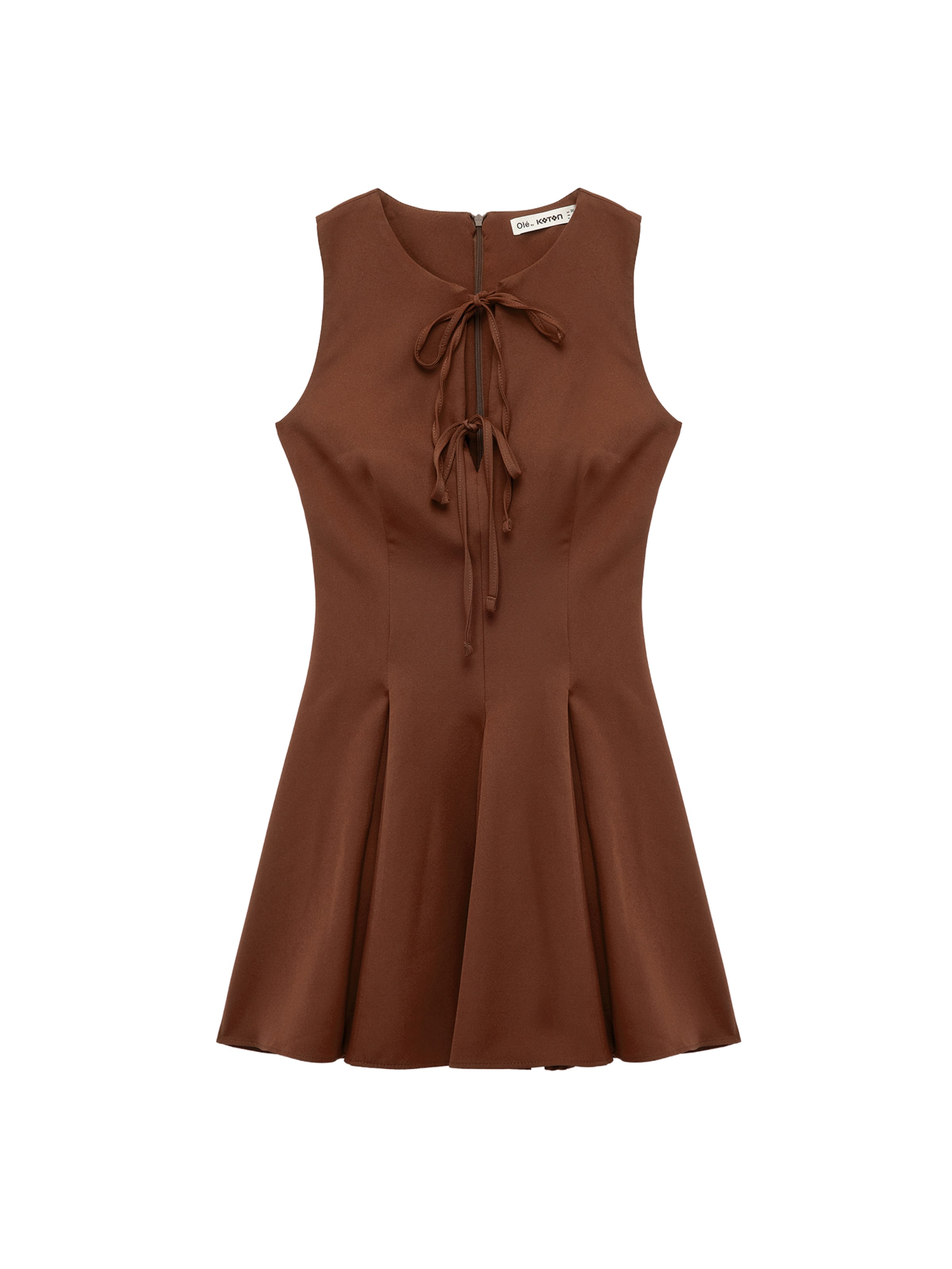 Koton Dress in Brown: front