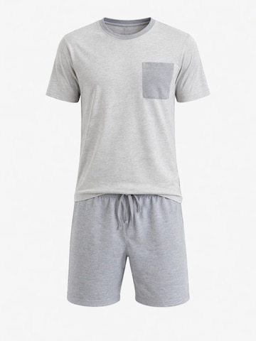 Pigiama corto 'Pantoneclo Men’s Nightwear Set' di PANTONECLO in grigio: frontale