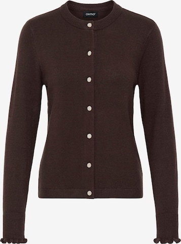 Oxmo - Cárdigan ' OXBMMNERA CARDIGAN ' en marrón: frente