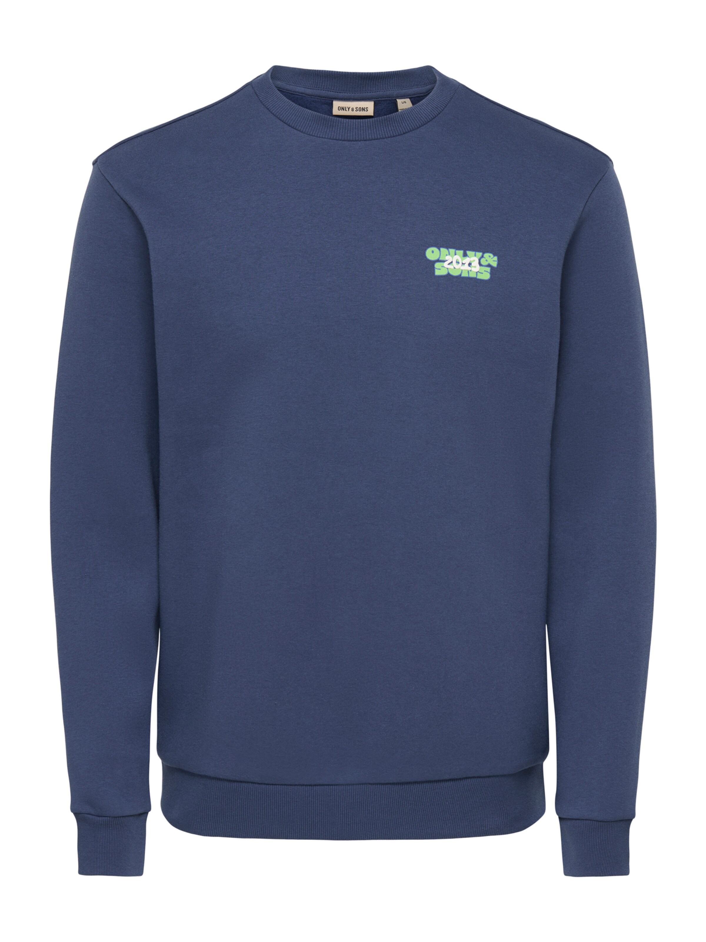 Only & Sons Sweatshirt 'ONSCERES' in XS in de kleur Navy / Groen / Mauve / Wit, Productweergave