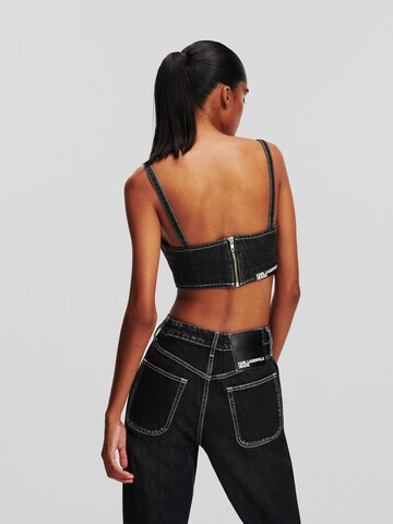 KARL LAGERFELD JEANS - Top en negro