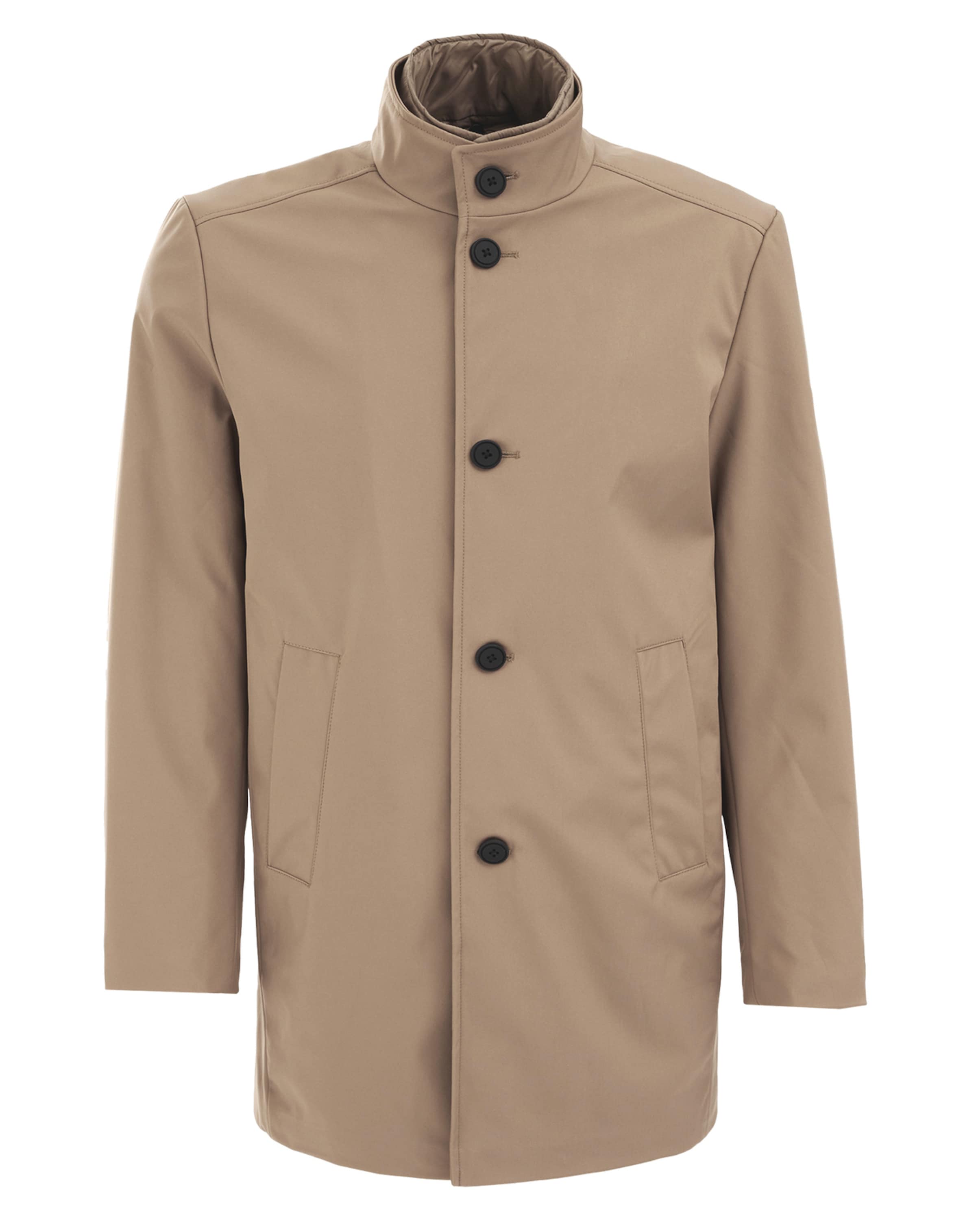 WE Fashion Płaszcz przejściowy w kolorze brązowy: przód