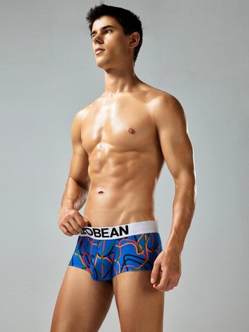 SEOBEAN Boxer shorts 'Messy Lines' in Blue