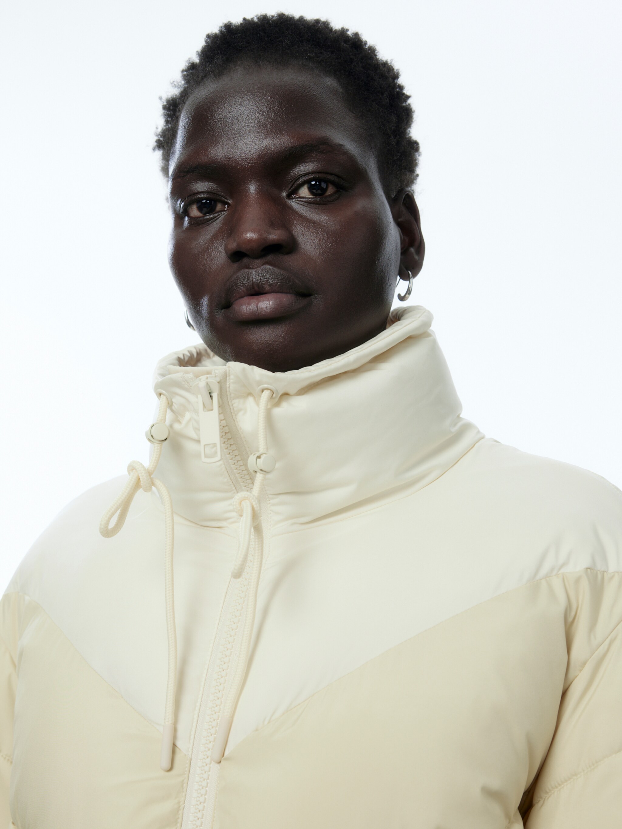 EDITED Producten Wintermantel 'Jutta' Geel