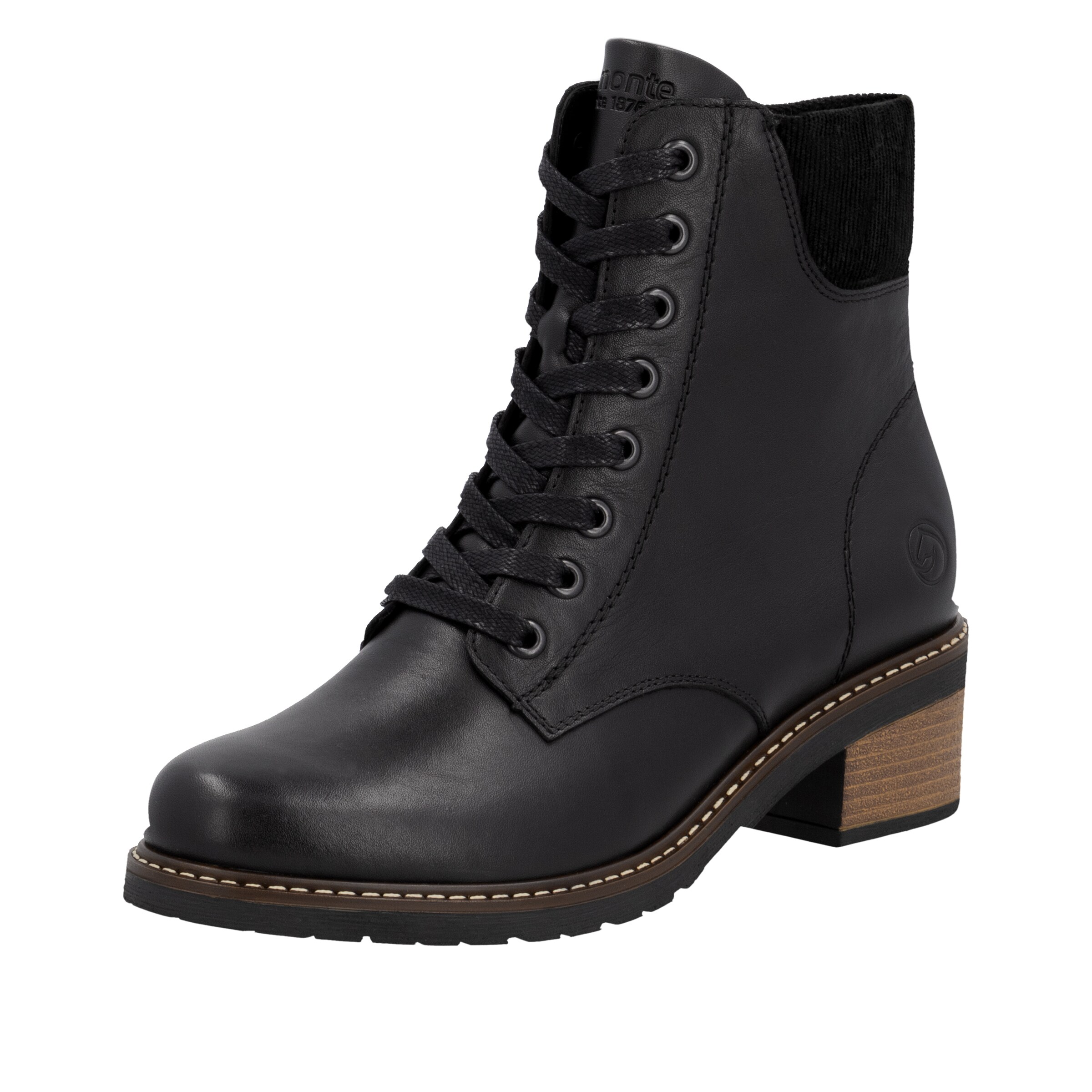 Bottes à lacets 'D1A70' REMONTE en noir