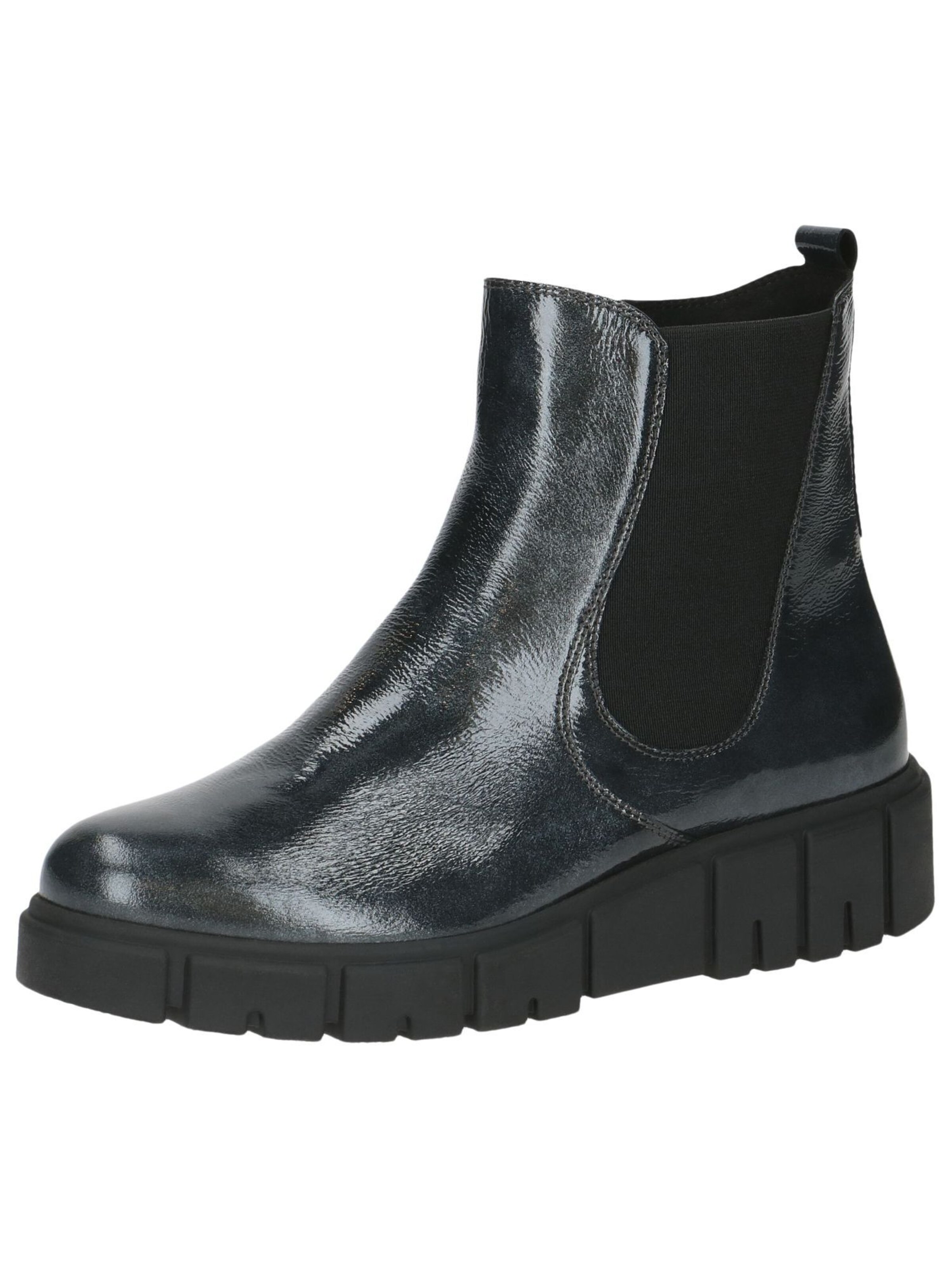 CAPRICE Chelsea Boot in Schwarz: Vorderseite