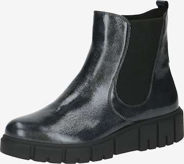 CAPRICE Chelsea Boot in Schwarz: Vorderseite
