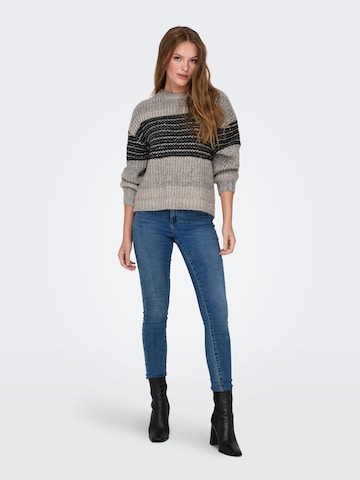 Pull-over 'Lucilla' ONLY en gris