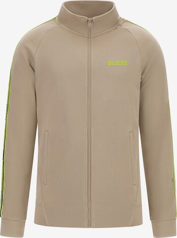 GUESS Sweatjacke in Beige: predná strana