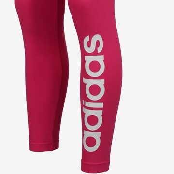 ADIDAS SPORTSWEAR Skinny Sporthose  'Essentials Linear' in Pink