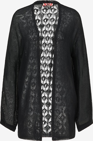 myMo ROCKS Knit Cardigan in Black: front