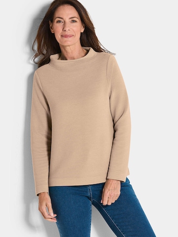 Goldner Sweatshirt in Beige: voorkant