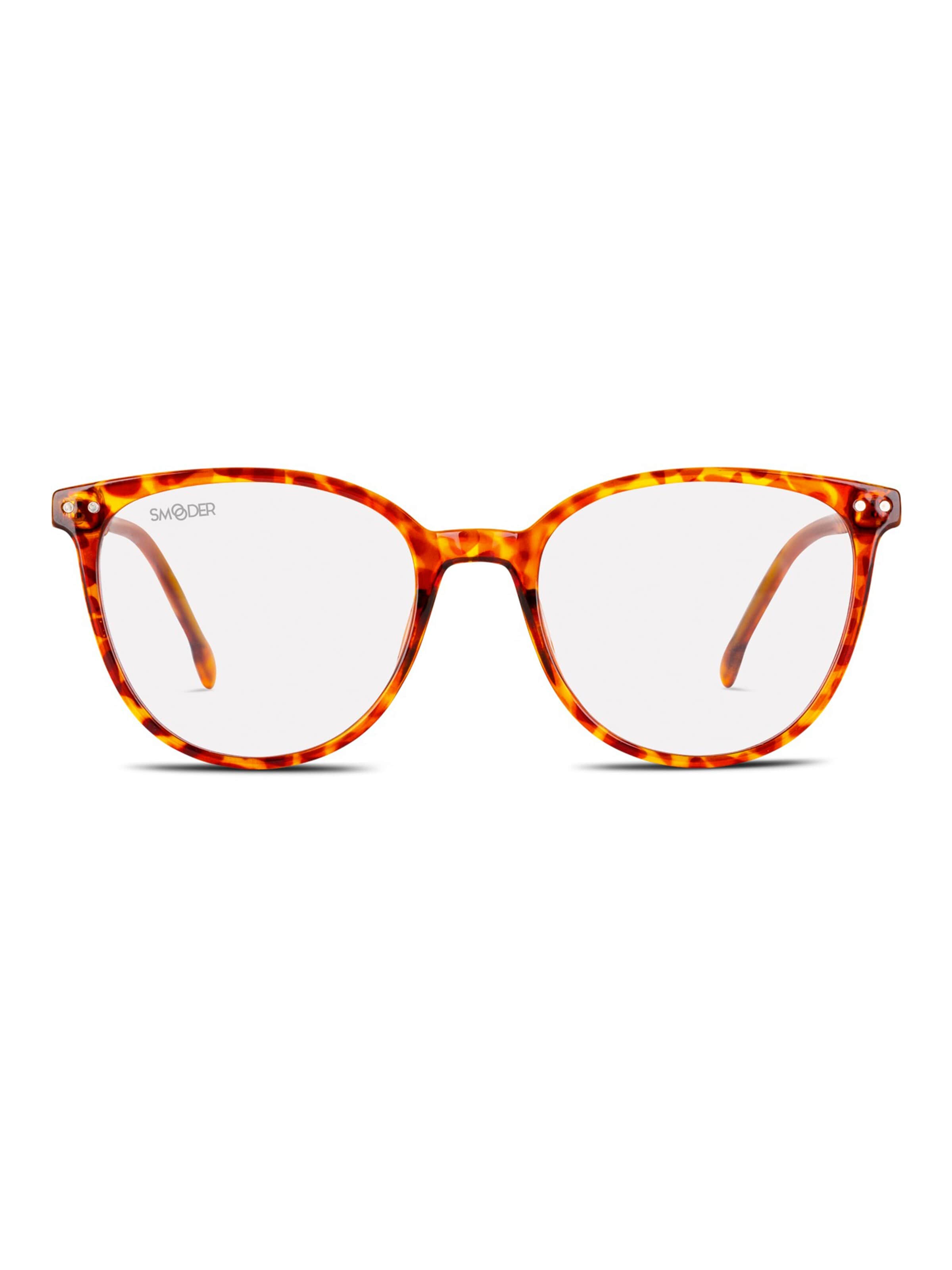 Smooder Glasses 'Yala Blue Light' in Brown: front