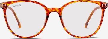 Smooder Glasses 'Yala Blue Light' in Brown: front