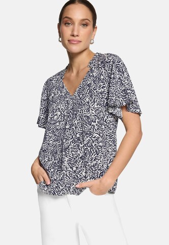 zero Blouse in Blue: front