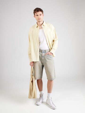 WEEKDAY Comfort fit Overhemd in Geel