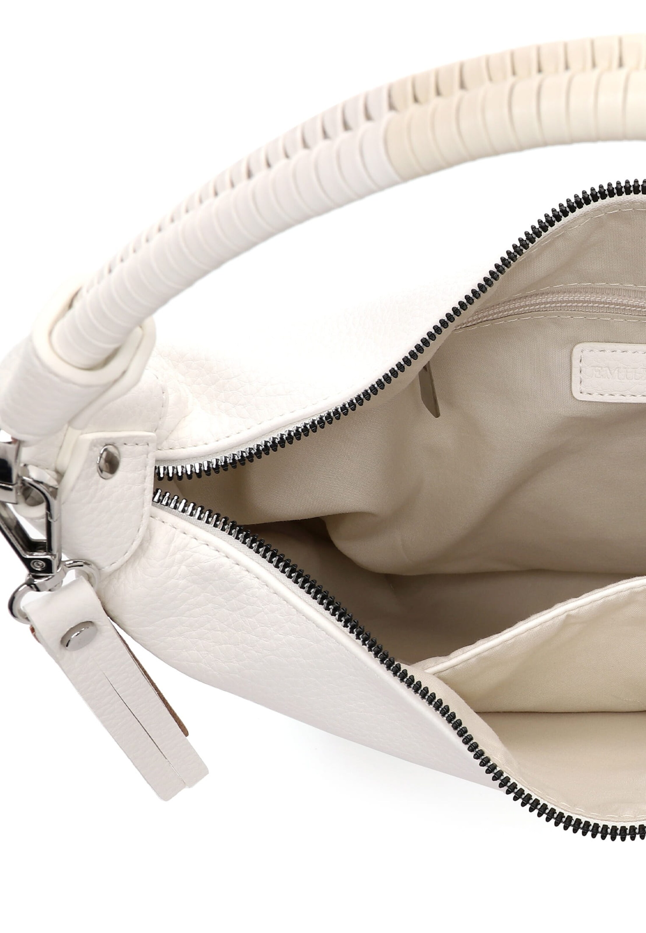 Borsa a spalla 'Jeanine' di Emily & Noah in bianco