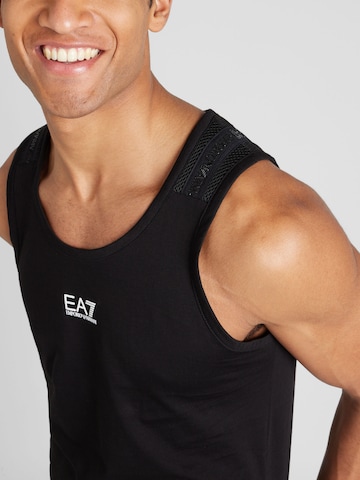 EA7 Emporio Armani - Camiseta en negro