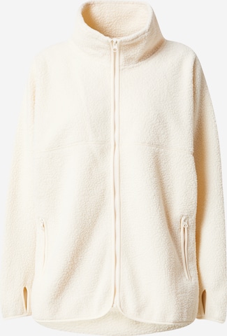 BLUE SEVEN Fleece Jacket in Beige: front