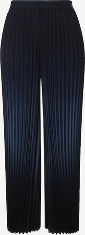 Ulla Popken Wide leg Broek in Blauw: voorkant