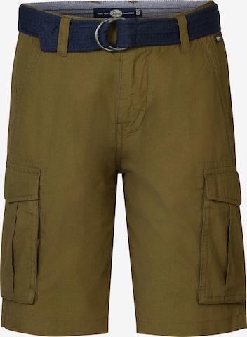 Petrol Industries Trousers in Green: front