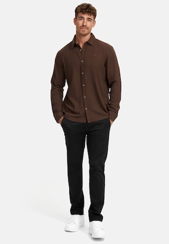 INDICODE JEANS Regular fit Overhemd in Bruin