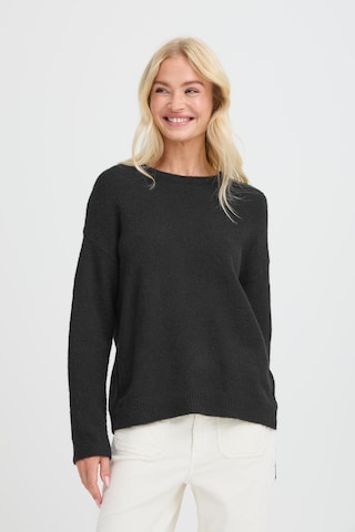 Pull-over 'MMINNA' b.young en noir : devant
