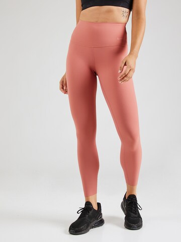 NIKE Skinny Fit Спортен панталон 'ZENVY' в розово: отпред
