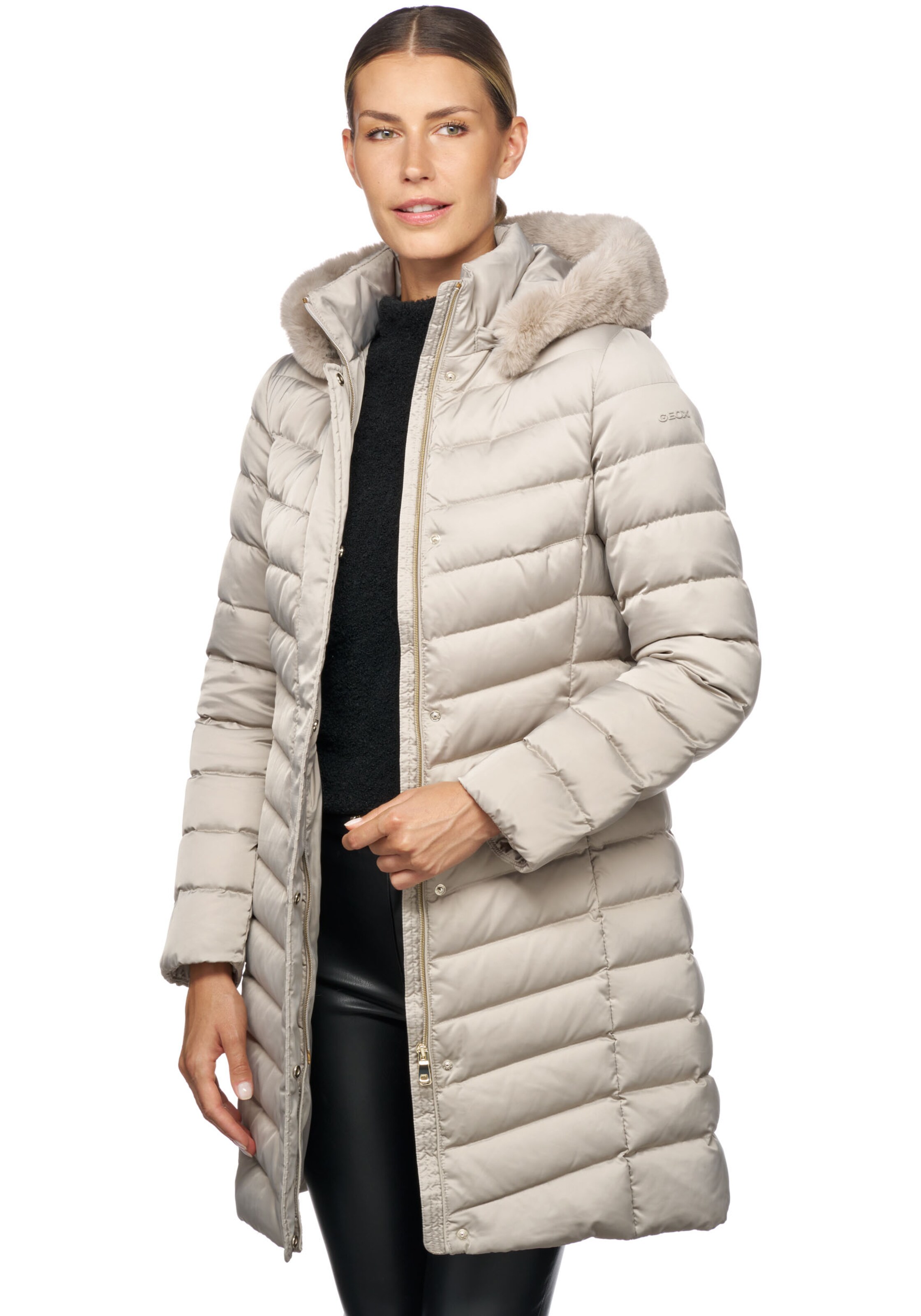GEOX Winter Coat in Grey