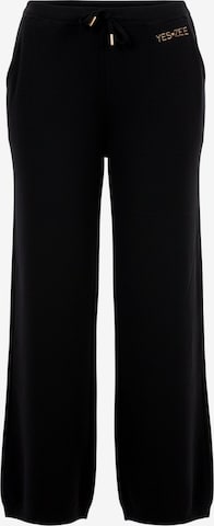 Pantalon de sport 'Pantalone Tuta YES-ZEE da Donna - blu P369RU00710' Yes Zee en noir : devant
