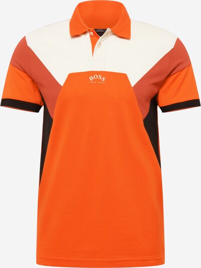 BOSS ATHLEISURE T-Shirt 'Paule' en rouille / orange / noir / blanc, Vue avec produit