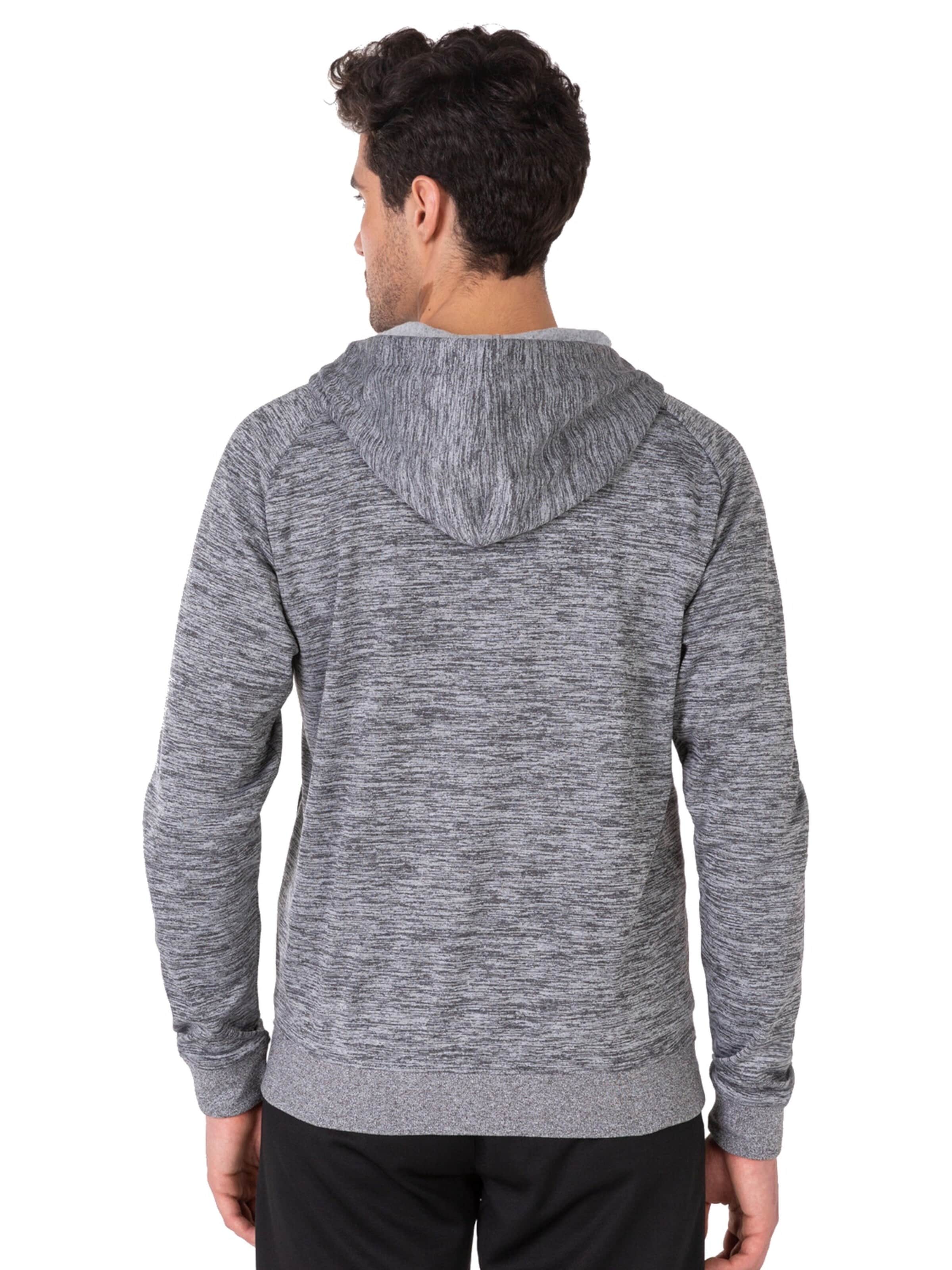 JOMA Sweatshirt 'Joma Menfis Hoodie' in Grey: front