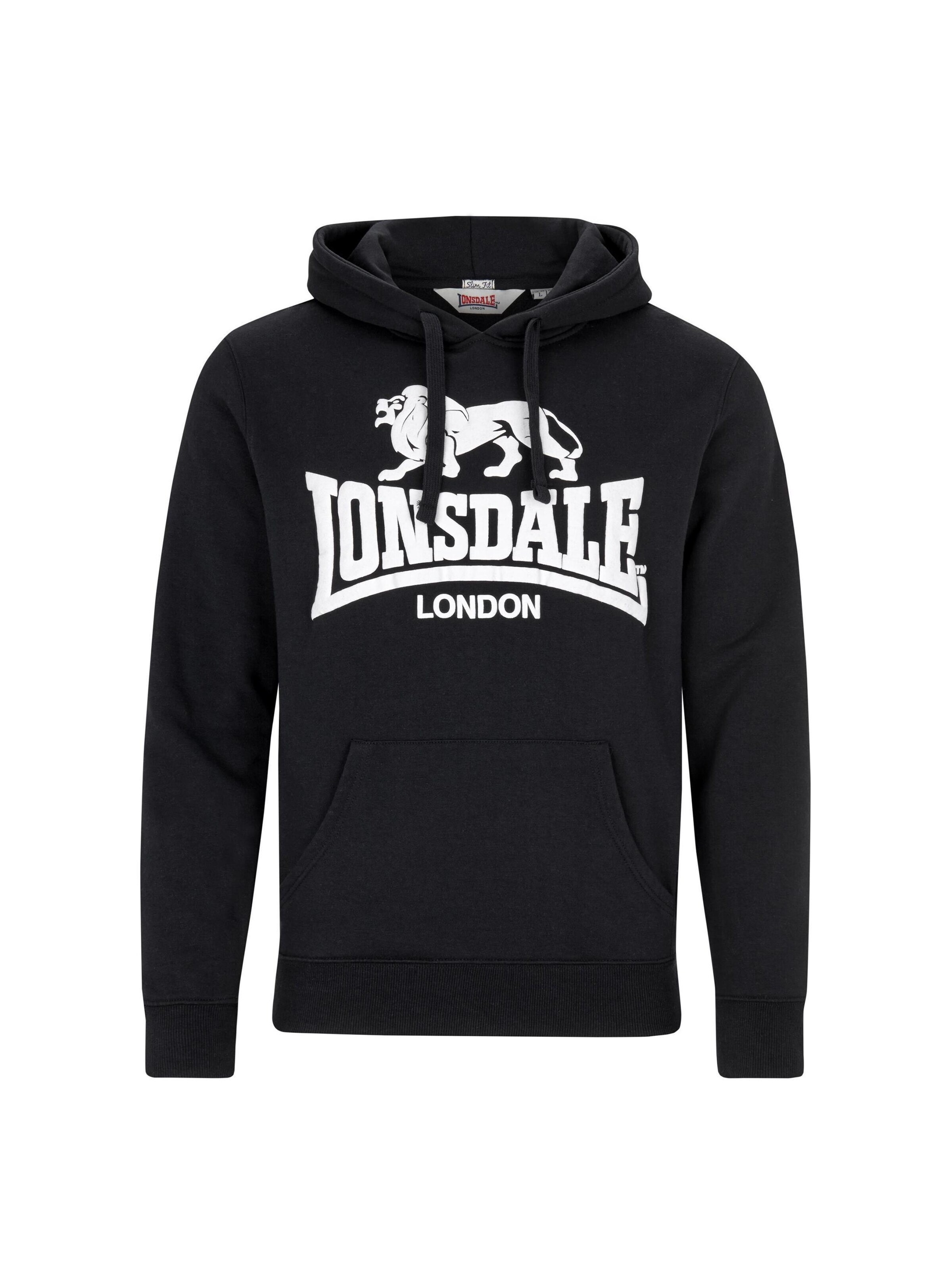 LONSDALE Sweatshirt 'GoSport 2' in Black: front