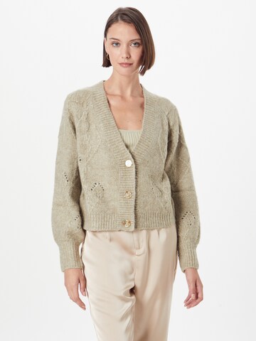 Molly BRACKEN Knit Cardigan in Green: front