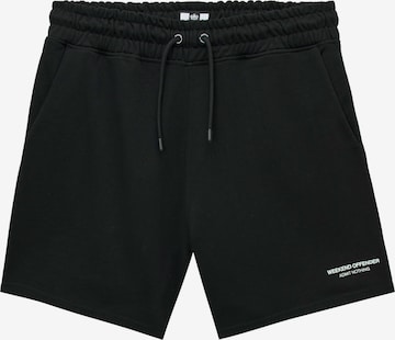Weekend Offender Pants 'Mytros' in Black: front