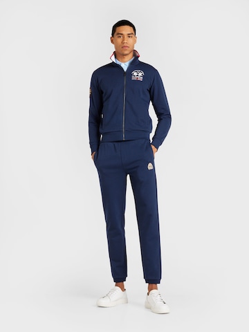 La Martina Zip-Up Hoodie in Blue