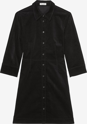 Robe-chemise Marc O'Polo en noir : devant